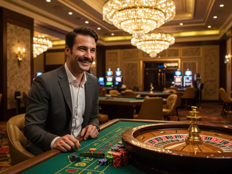 747 live agent happily playing table game