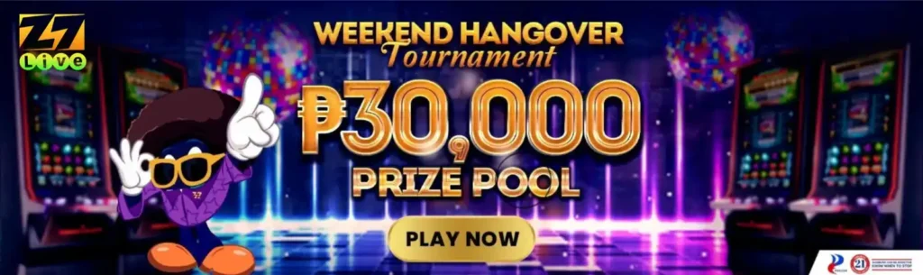 Weekend Hangover Tournament 30K Prize Pool z7live1 banner