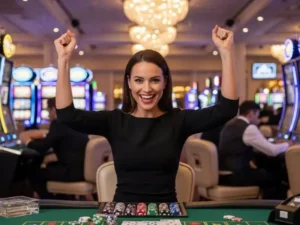 747 Live Agents Standing Happy Chip Holder Z7live1.ph winning joy