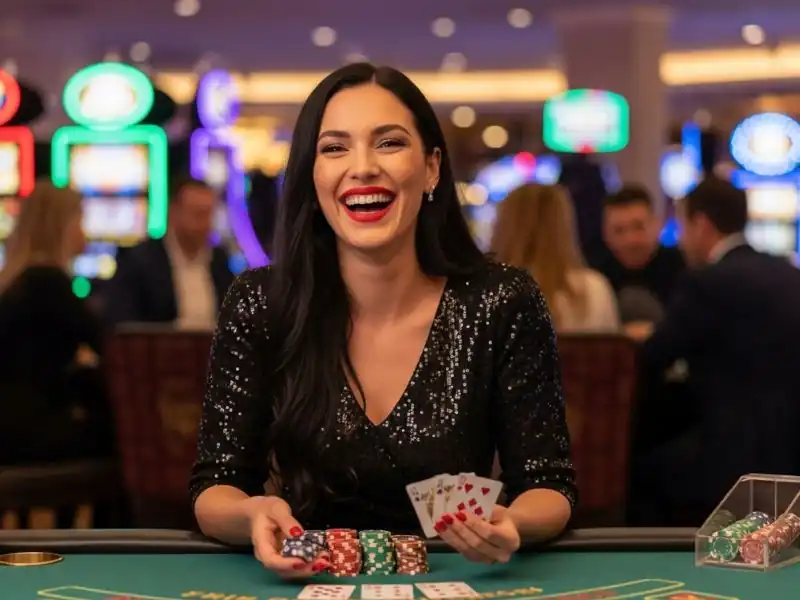 Casino Bonus Philippines Smiling Player With Poker Chips Z7live1.ph excitement