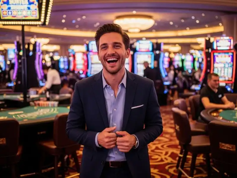 Casino Cash In 50 Pesos Standing Smiling Casino Guest Z7live1.ph moment